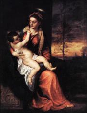 Tiziano Vecellio: Madonna a gyermekkel